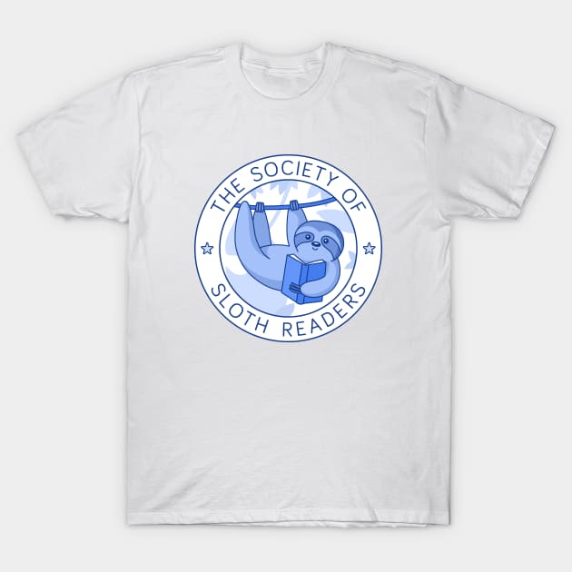 Society of Sloth Readers T-Shirt by sombrasblancas